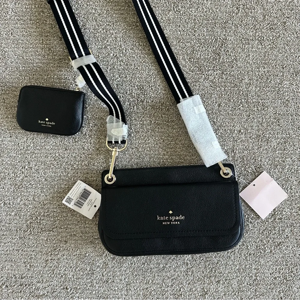 New! Kate Spade Rosie Small Flap Pebbled Leather Crossbody Bag‎